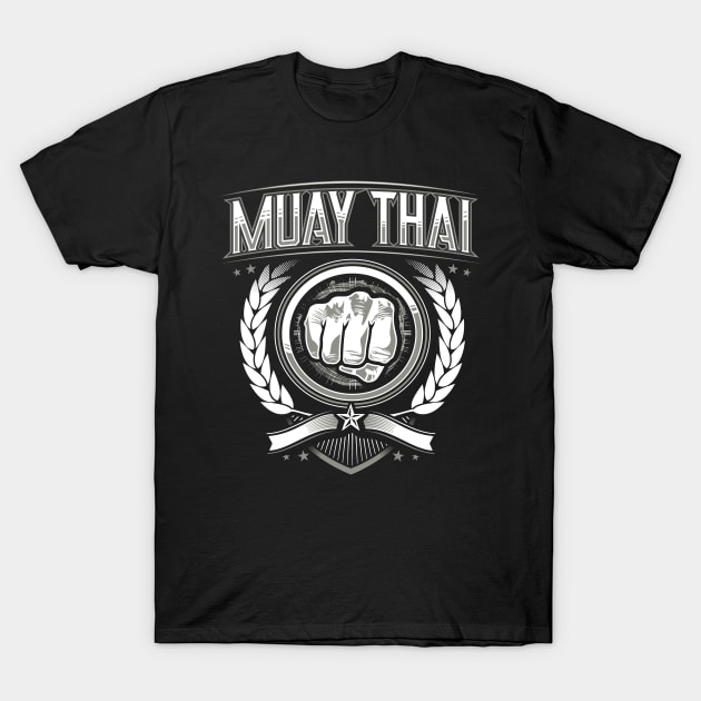 Muay Thai MMA Punching Design T-Shirt by MerchFrontier